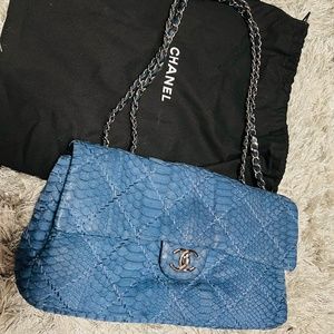 100% Authentic Python Blue Bag